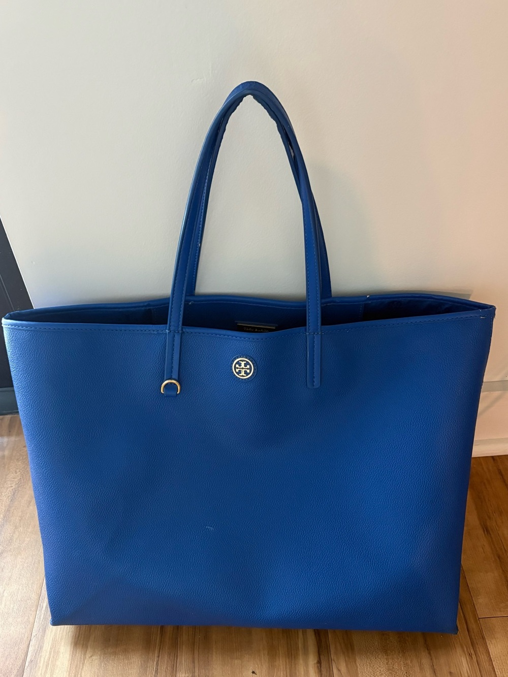 Tory Burch Royal Blue Leather Tote